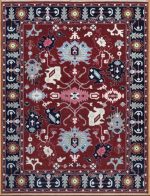 couture hand knotted rugs in wool viscose blend design