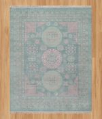 modern hand knotted rugs in contemporary wool silk design