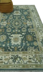 A custom size hand knotted rug styled beautifully under furniture in a luxury living room.
